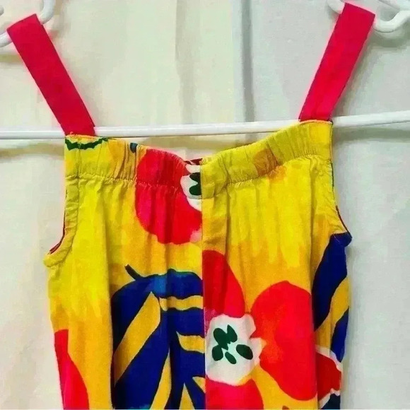 Okie Dokie Toddler Girl Floral Jumpsuit Size 4T - Picture 4 of 5